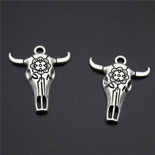 Pendentif tête de taureau, boeuf, buffle, crâne, squelette (3 modèles)