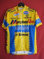 Maillot cycliste Mercatone Uno Medeghini 1994 Saeco Nalini vintage - 5