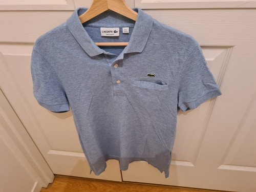 Polo lacoste homme bleu - bleu, ciel
