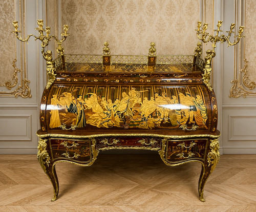 Bureau cylindre centre - cylindre, de