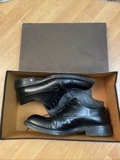 Soulier TrackDerby Homme Louis Vuitton Cuir Noir  Taille7 Bords Clous Décoratifs