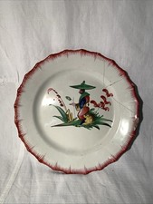 Ancienne Assiette Chinois Collection Faience 