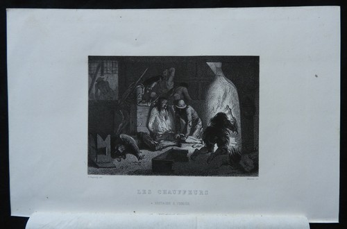 Gravure ancienne xixème - *,