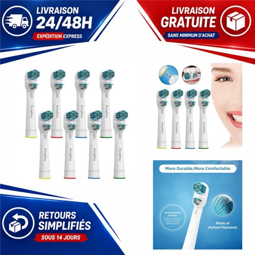 Têtes brosse dents - à,