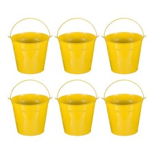 6 pièces seau métallique