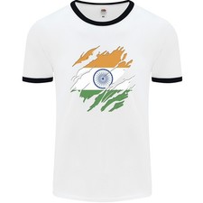 T-Shirt Ringer Homme Drapeau