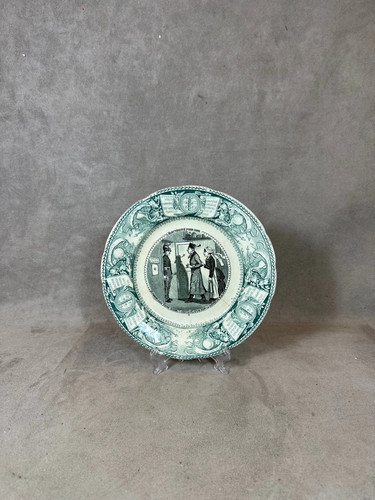 Assiette parlante ancienne