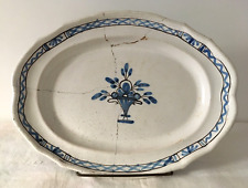 Grand plat en Faïence de