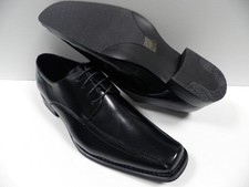 Chaussures ZY noir pour HOMME taille 40 garcon costume mariage shoes NEUF #2022