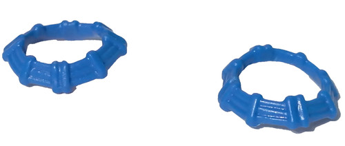 Playmobil colliers bleus - x2,