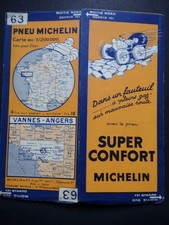 § carte MICHELIN 63 VANNES -