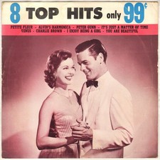 RARE "8 TOP HITS" POP ROCK 25