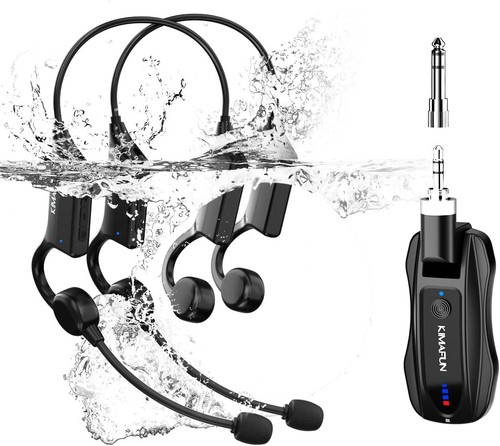 Double micro casque sans - micro, fil