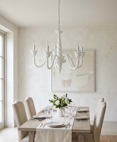 Lustre contemporain bois - en,