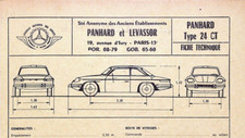FICHE TECHNIQUE PANHARD 24 CT
