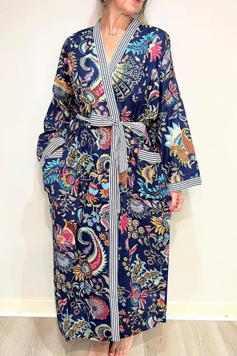 Robe longue kimono - longue, en