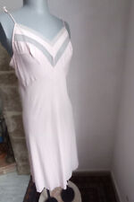 Combinaison vintage rose nylon 1960 nuisette déshabillé CLODYL sixties taille 44
