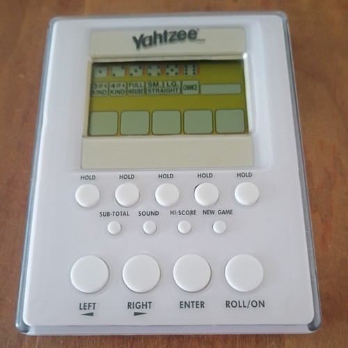 Yahtzee handheld electronic - yahtzee,