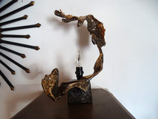 Pied de lampe bronze Yves