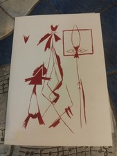 Carte D'invitation autographe