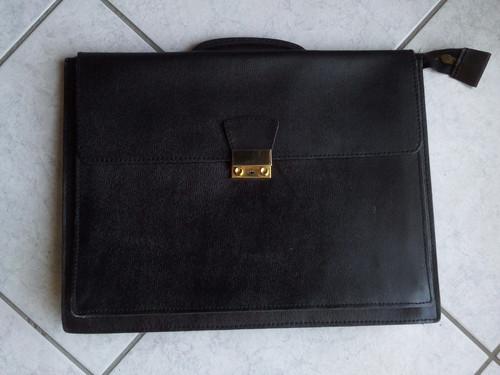 Sacoche cuir noir - en,