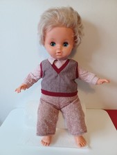 poupon poupée Bella  France 45cm corps souple habillage Dodo 1980