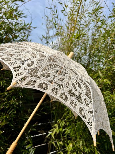 Ombrelle dentelle écrue - en,