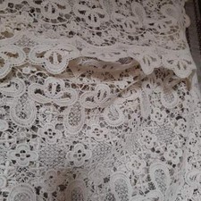 Large French Vintage Lace Boudoir Cushion Cover