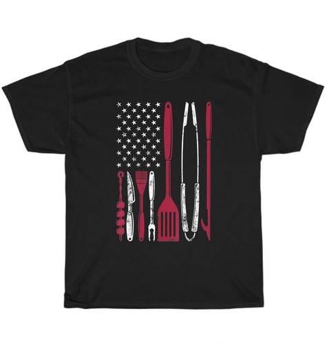 Flag bbq smoker barbecue - us,
