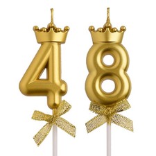 48th 84th Birthday Candles
