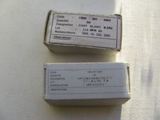 LOT de 2 BOITES VIDES DE CARTOUCHES ou MUNITIONS de 9 mm A.F