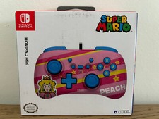 MINI MANETTE SUPER MARIO PRINCESS PEACH - Nintendo Switch - Filaire - Neuve
