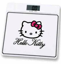 Pèse-personne Balance Electronic Hello Kitty Design en verre trempé