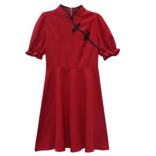 Fille chinois grenouille qipao - grenouille,