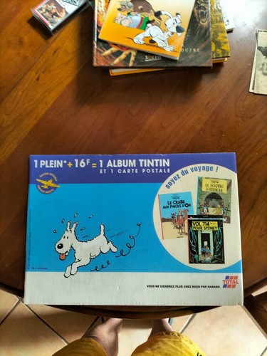 Tintin plv publicitaire total - publicitaire,