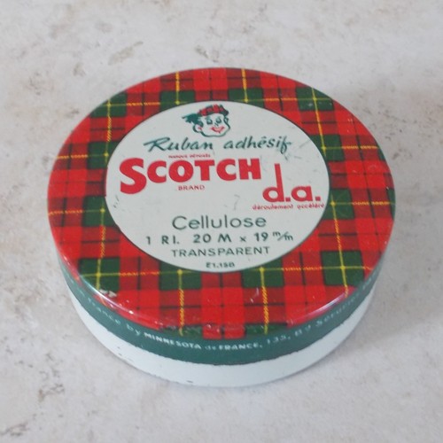 Ancienne boite metal scotch - metal,