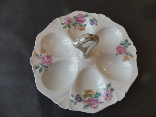 Vintage plat porcelaine - plat, en