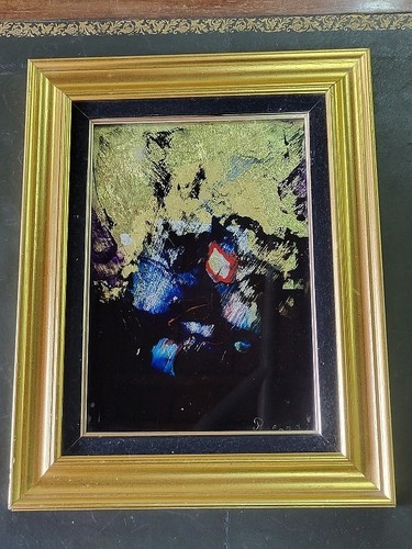 Cadre tableau laque sur - laque,