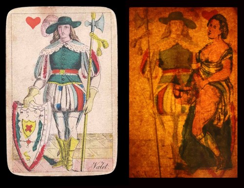 Carte jouer transparente - a,