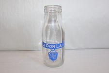 Bouteille de lait verre