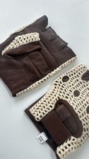 Cuir Véritable Demi Doigt