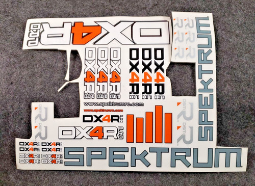 Spektrum dx4r pro - decal, sheet