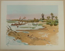 Yves BRAYER : Barque au petit