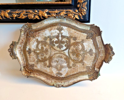 Ancien grand plateau florentin - grand,