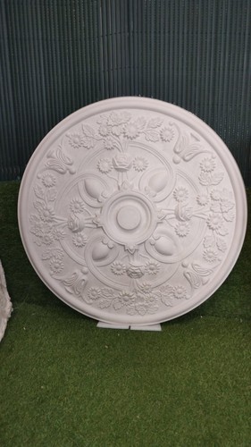 Rosace plafond plâtre - de,