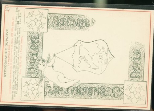 166 stenographie duploye a - 166.,