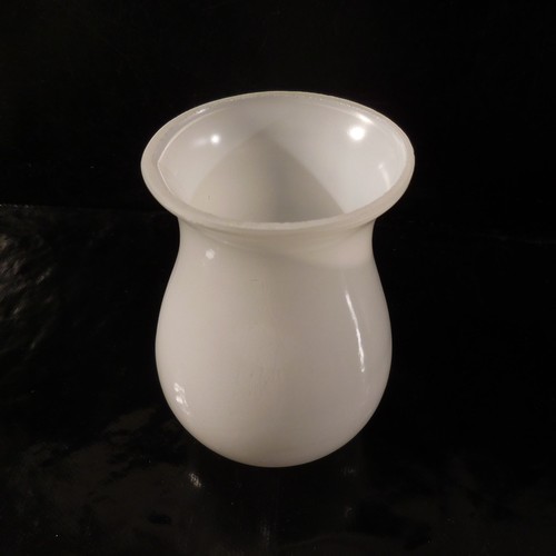 Tulipe verre opalin - , lampe