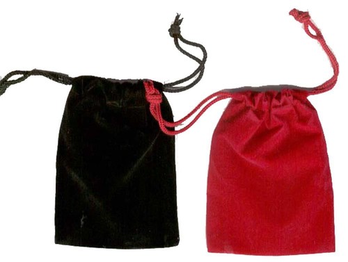 Red and black velvet - red,