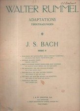 Bach - Le monde est comme fumée et ombre (partition)