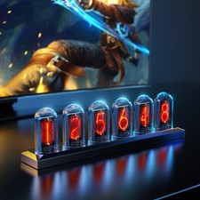 Horloge tube nixie - nixie, rvb